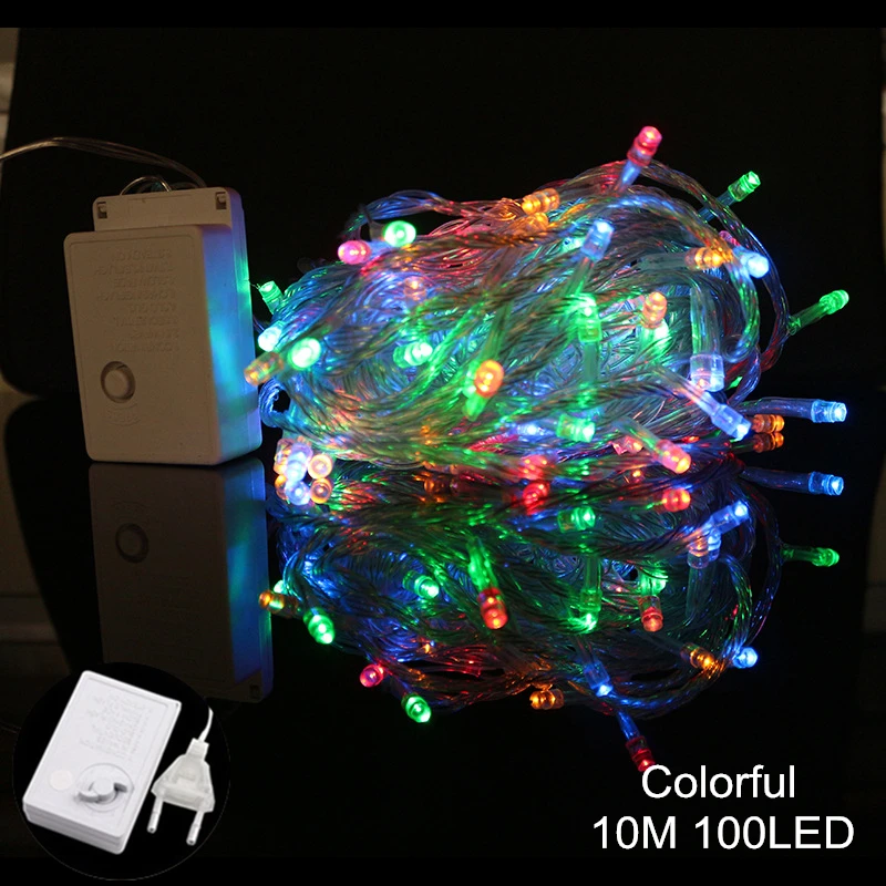 Светильник VOILEY USB для занавесок, новогодний и Рождественский Декор для дома, подвесная гирлянда, украшение для рождественской елки, Navidad, рождественский подарок - Цвет: 483-Colorful