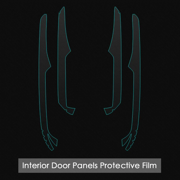 Против царапин прозрачная пленка для салона автомобиля центральная консоль панель Защитная Наклейка для BMW 6 серии Gran Coupe F06 650i - Название цвета: interior door panel