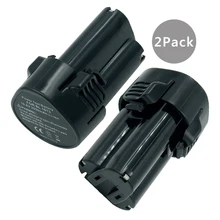 2PCS 10.8V 2000mAh ליתיום יון נטענת סוללה עבור Makita 12V 2.0Ah BL1013 BL1014 LCT204 DF330D TD090D החלפת סוללה(China)