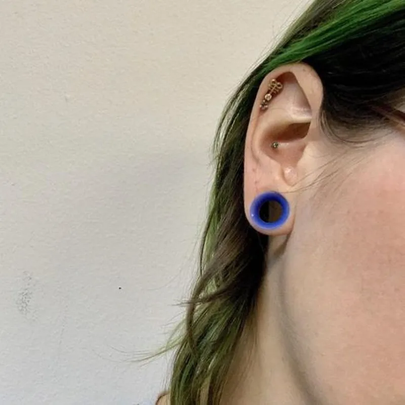 Oreilles Souples En Silicone Blanc Pour Acupuncture, Bijoux