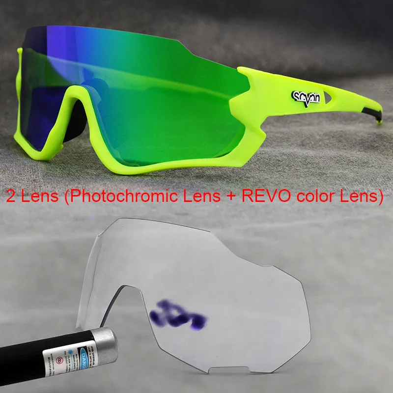 Photochromic Bicycle Sunglasses MTB Road Polarized Cycling Glasses 2 Lens Outdoor Sport Glasses Man Women Bike sunglasses skiing