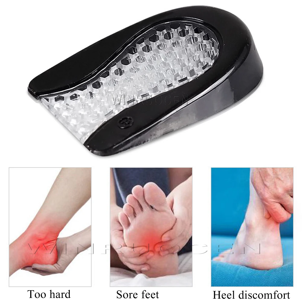 Shoe Insoles 1 Pair gel insole silicone Men Women heel Cushion insoles soles relieve foot pain Spur Support Shoe pad High Heel Inserts