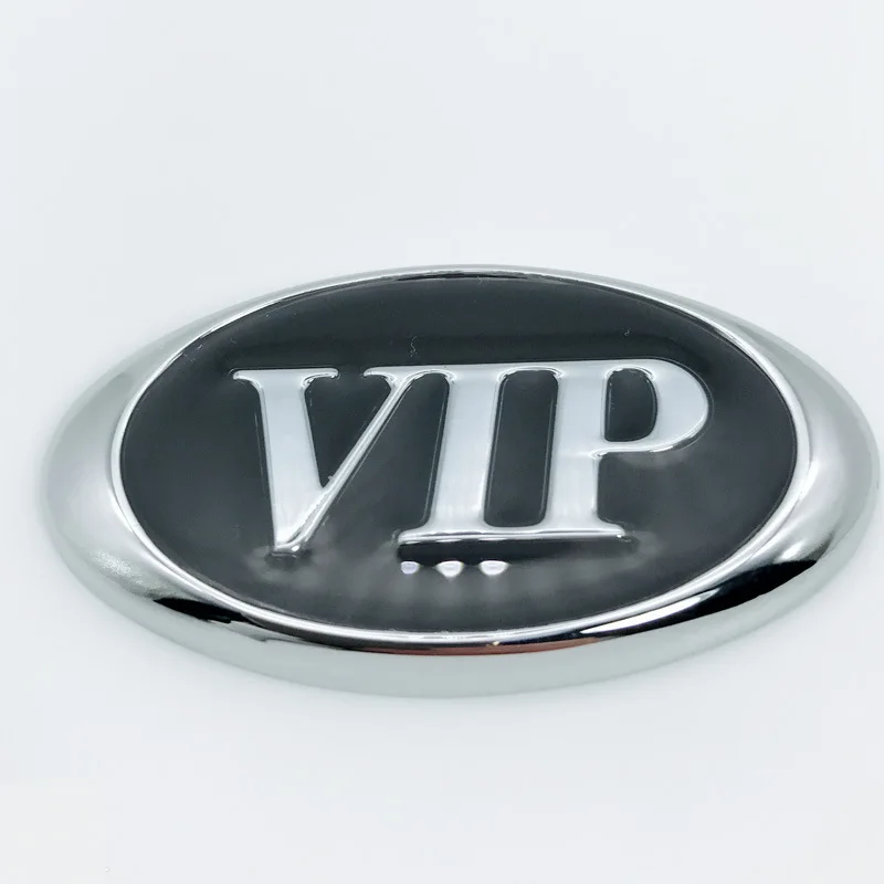 Стиль автомобиля Прохладный VIP модифицированный Металл VIP Овальный бампер наклейки