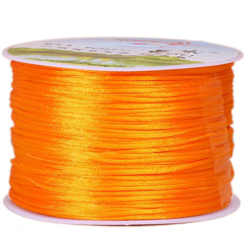 ILOVEDIY 10 м/лот эластичные разноцветные растягивающиеся нити моток веревки для браслета изготовление драгоценных бус - Цвет: Orange