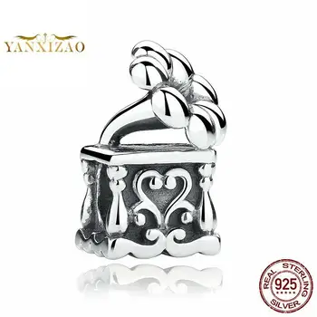 

Retro phonograph wholesale Diy 925 silver original spacer beads for jewelry making Fit pandora charm bracelet