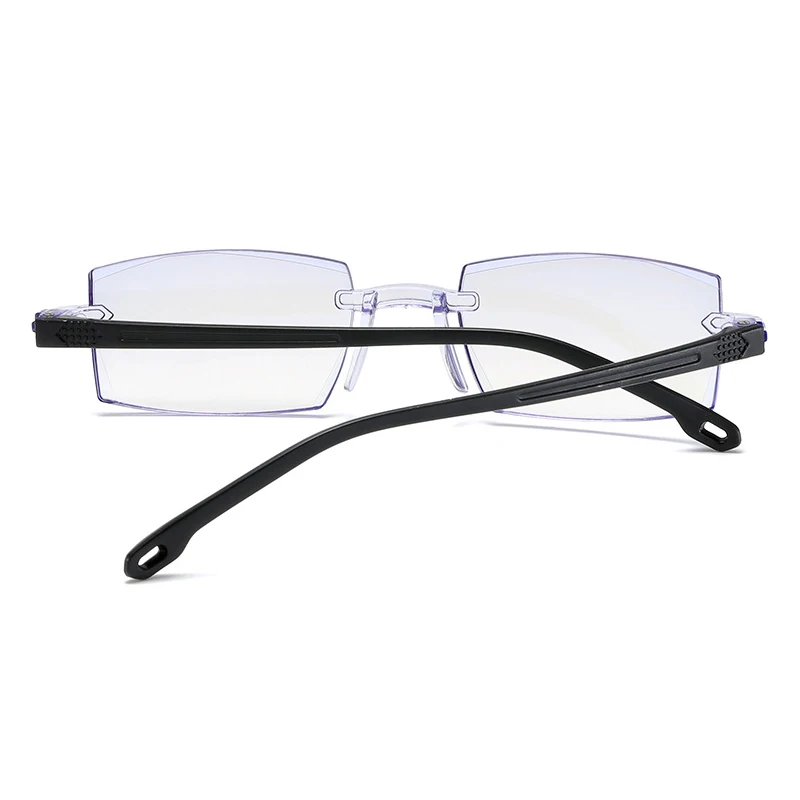 blue light filter glasses New Anti Blue Light Finished Myopia Glasses Rimless Business Nearsighted Eyeglasses Diopter -1.0 1.5 2.0 2.5 3.0 3.5 4.0 blue blocker sunglasses