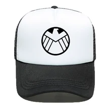 Модная шляпа Marvel агенты Щ. И. Т. Мужская бейсболка с принтом щит, летняя мужская кепка, новая молодежная солнцезащитная Кепка