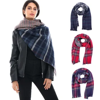 

Winter Women Patchwork Scarf Pashmina Shawl Wrap Scarf Blanket Shawls And Wraps Bufandas Invierno Mujer