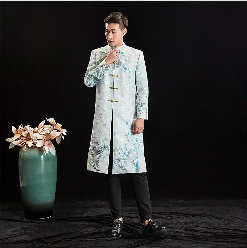 2019 Traje De Boda Para Hombre Antiguo Chino De Nuevo Diseno De Novio Asiatico Ropa Larga Tang Traje Oriental Tradicional Traje De Dragon Aliexpress
