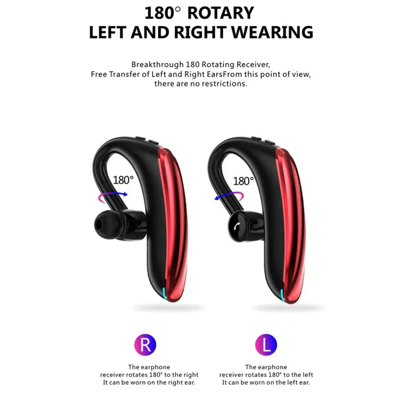 Radian Fit L8 Portable Ear Hook Bluetooth Earphone Audio Music 3 5mm Hands free Portable Bluetooth 4 1 Headset
