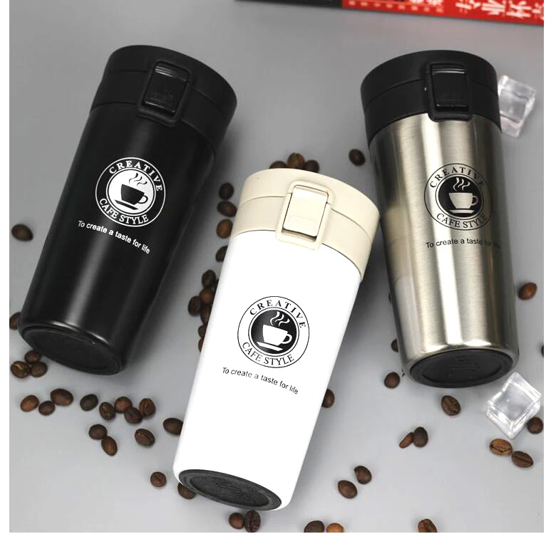 

Travel Coffee Mug Stainless Steel Thermos Tumbler Cups Vacuum Flask thermo Water Bottle Tea Mug Thermocup
