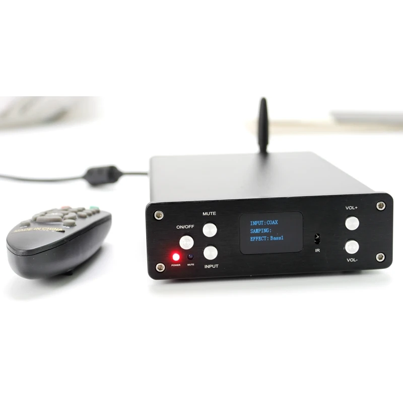 STA326 2 1 высокомощный QCC3008 Bluetooth 5 0 цифровой усилитель мощности (OLED экран) Частотная