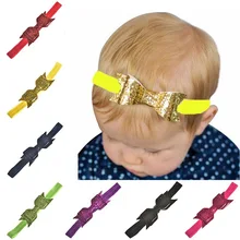 Детский головной убор с блестками и бантом в европейском и американском стиле; Детский головной убор; аксессуары для волос; повязка на голову с хвостом Ласточки