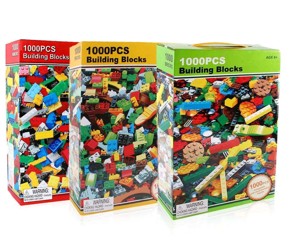

1000pcs Bricks Designer Creative Classic Brick DIY Building Blocks Educational Toys For Children Gift Compatible Legoinglys
