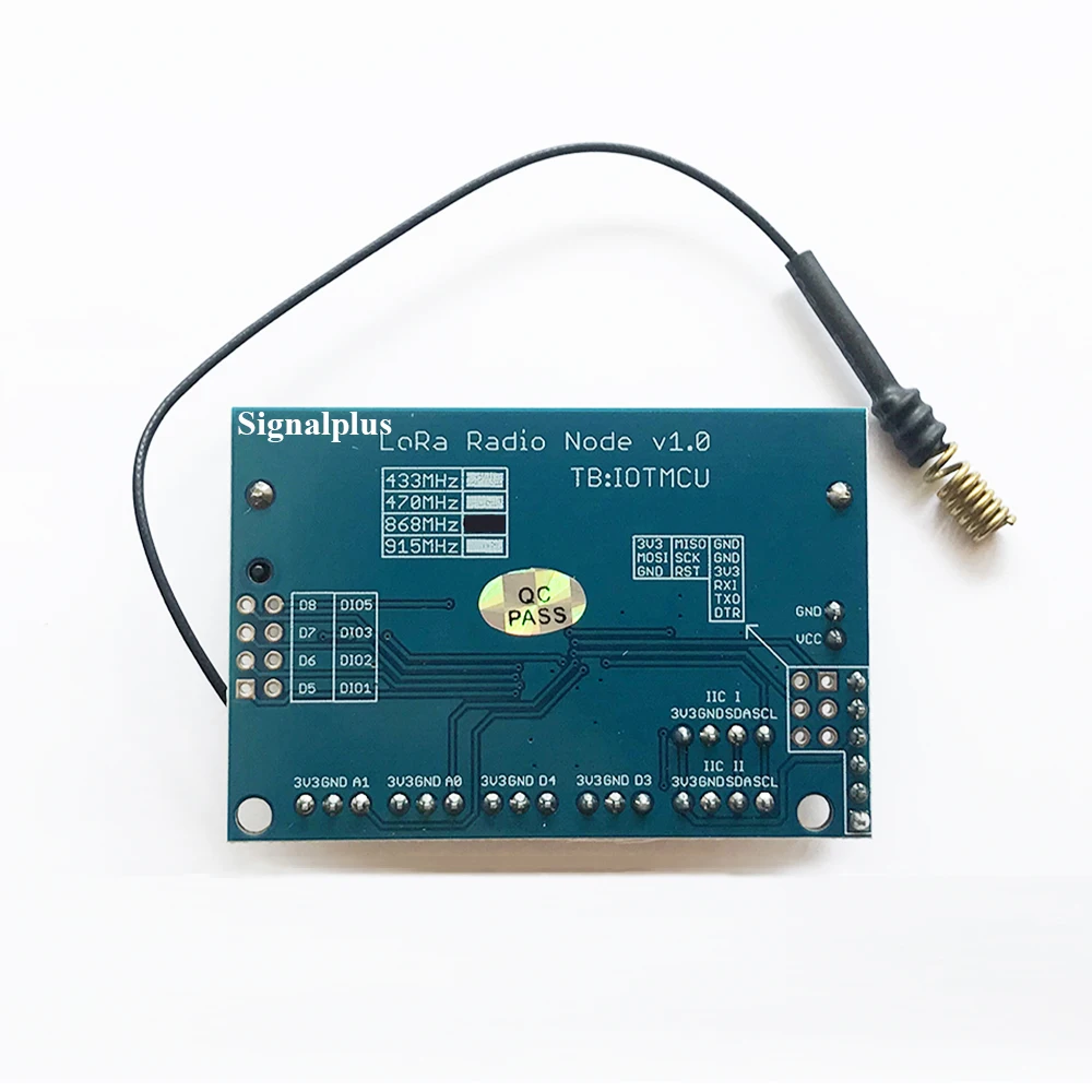 2 шт. 868 МГц LoRa радиоузел V1.0 V2.0 4G беспроводной модуль RFM95 RFM98 SX1276 SX1278 для Arduino ATmega328P 3 7