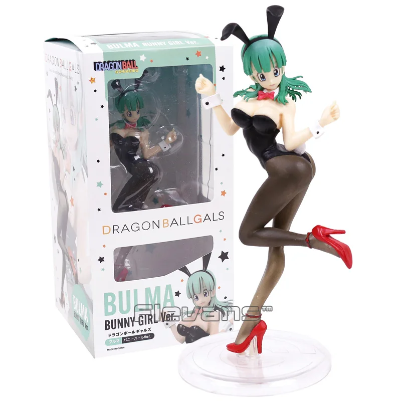 Dragon Ball Z Gals Android № 18 Bulma Lunchi Videl Чичи пикантная фигурка из ПВХ, Коллекционная модель, игрушка - Цвет: Bulma A