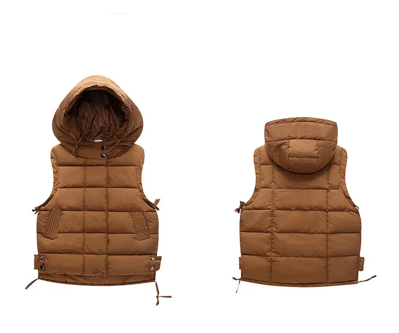 Детская одежда, жилет, верхняя одежда зимние пальто с капюшоном для мальчиков и девочек детская одежда теплая толстовка, хлопковый детский дамский жилет 110-170