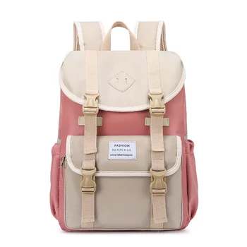 

New Waterproof Nylon Backpack for Women School Shoulder Bag Bagpack for Teenage Girls Schoolbags Female Travel Backpacks mochila