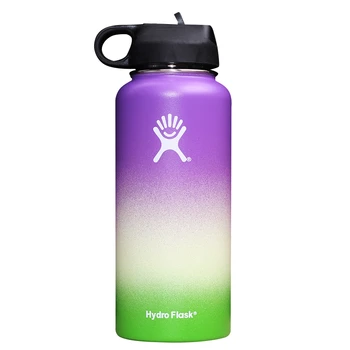 

Hydro Flask Water Bottle With Straw Hydroflask Stainless Steel Water Bottles 18/32oz Travel Outdoors Sports Drink Bottle
