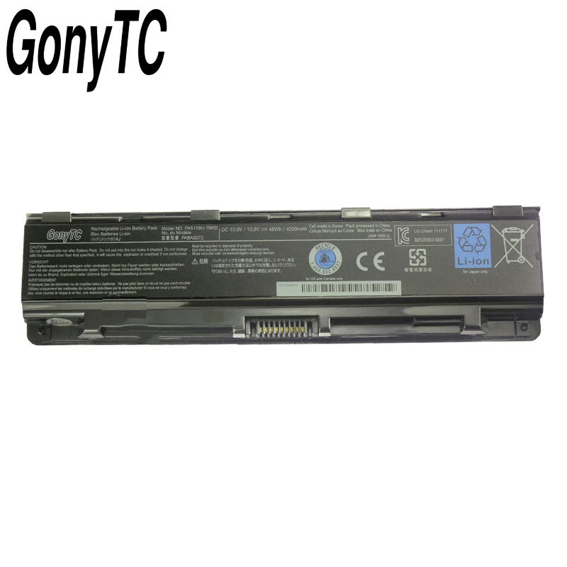 Gonytc Pa5109u-1brs Laptop Battery Pa5108u-1brs For Toshiba Satellite C40  C45 C50 C55 C55d C70 C70d C75 C75d - Laptop Batteries - AliExpress
