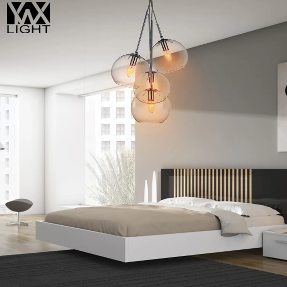 

Modern Creative Crystal Ceiling Lamps LED Lamps Living Room Dining Room Glass Ceiling Lamp Led Lustre Light Ceiling Lights