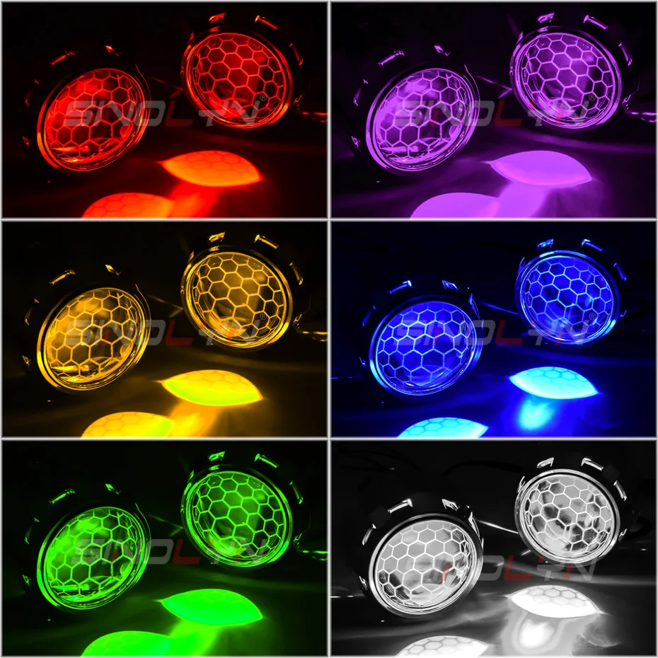 Sinolyn 2.5 Inch Bi Xenon Projector Lenses For H7 H4