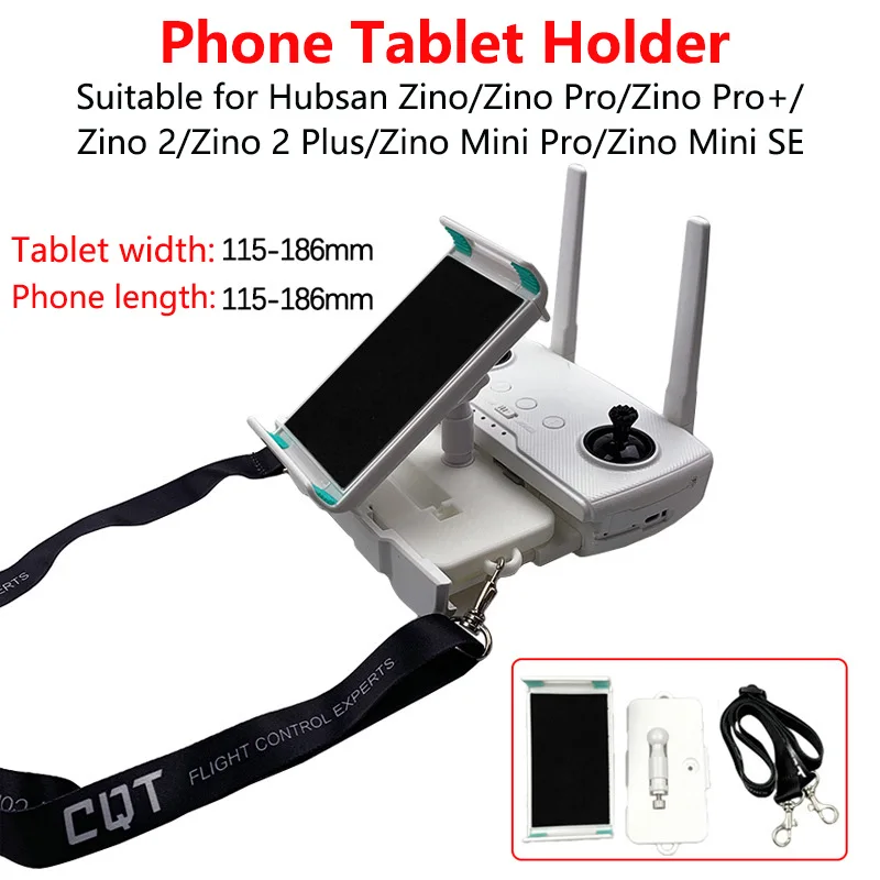 Remote Controller Phone Tablet Holder Expansion Bracket Mount Clip For Hubsan Zino Pro+ 2+ Plus Mini Pro SE RC Drone Spare Part