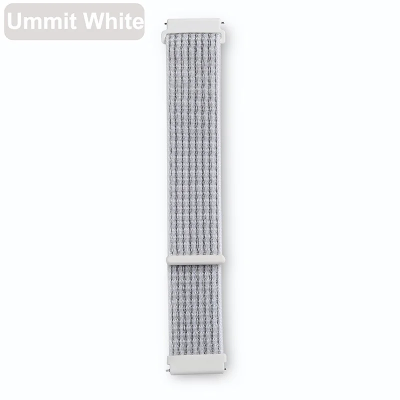 Ummit White Нейлоновый ремешок для Garmin 20 мм Vivoactive 3 ремешок для Garmin Vivoactive3 4/Vivomove HR/Forerunner 645 умный Браслет ремешок для часов - Цвет: Ummit White