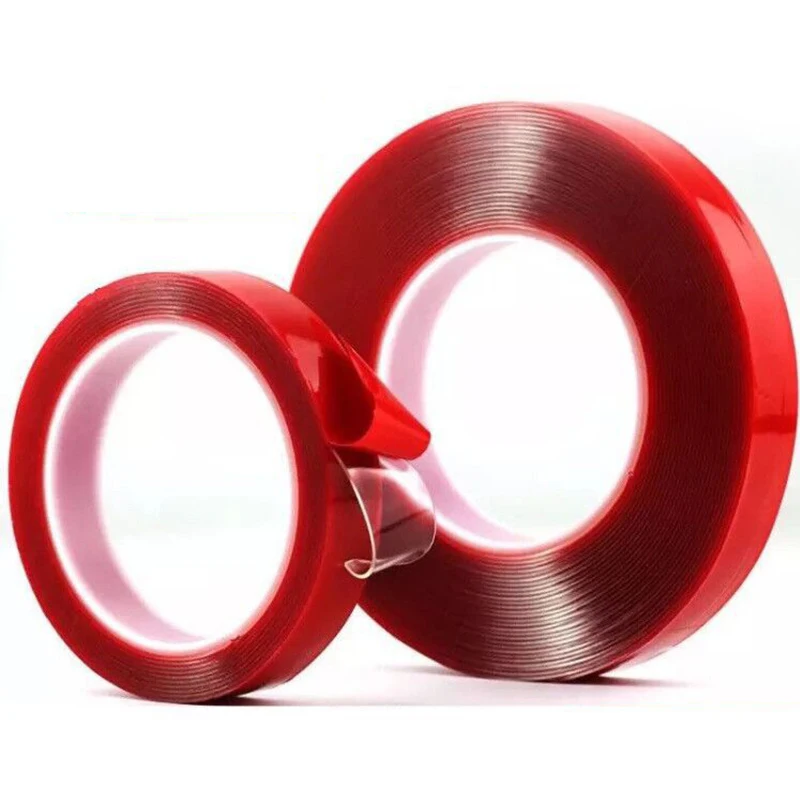 

3meter/10meter Traceless Double-Sided Transparent tape Acrylic Adhesive Tape waterproof Washable Reusable tapes Universal