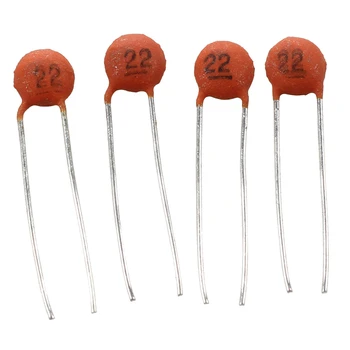 

100 x 22pF 50V Low Voltage Radial Ceramic Disc Capacitors