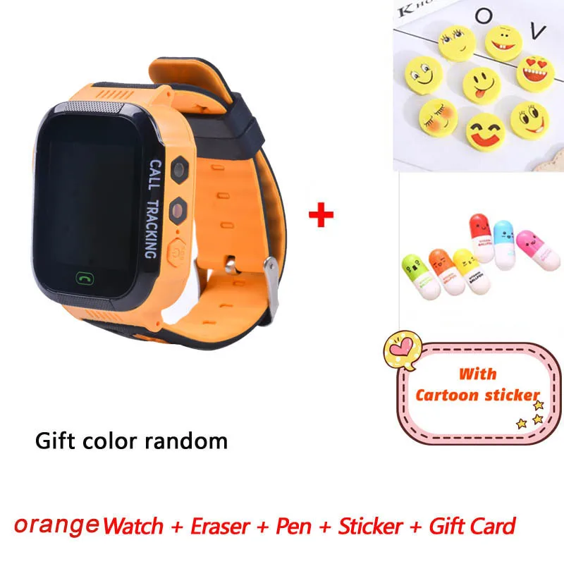 orange add g Greentiger Q02 Детские умные часы камера освещение сенсорный экран SOS Вызов LBS отслеживание местоположения Finder Детские умные часы - Цвет: orange add g
