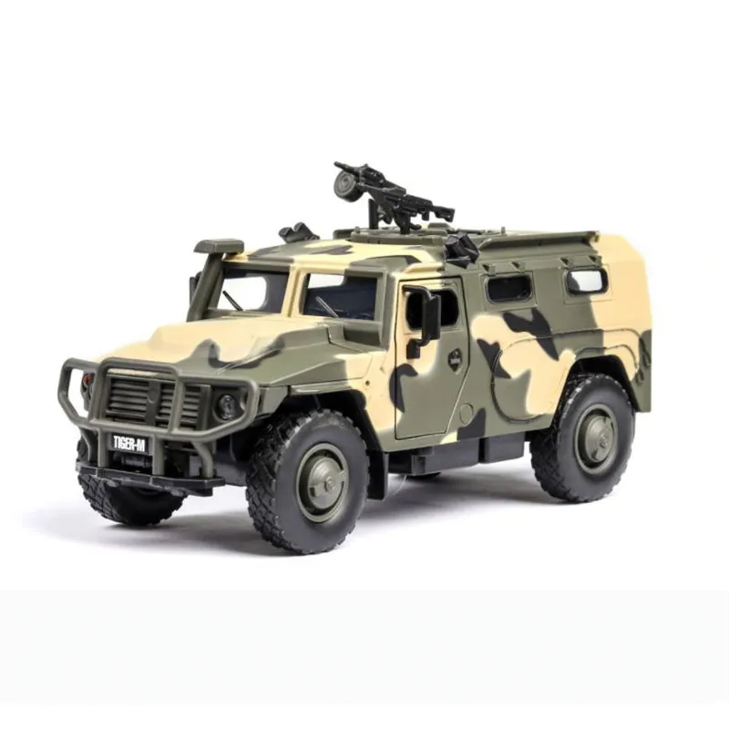 1/32 Diecasts& Toy Vehicles Tirge-M Модель армейского автомобиля со звуком и светом коллекционная машинка игрушки для детей подарок brinquedos
