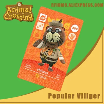 

304 Phineas Animal Crossing Card Amiibo for New Horizons
