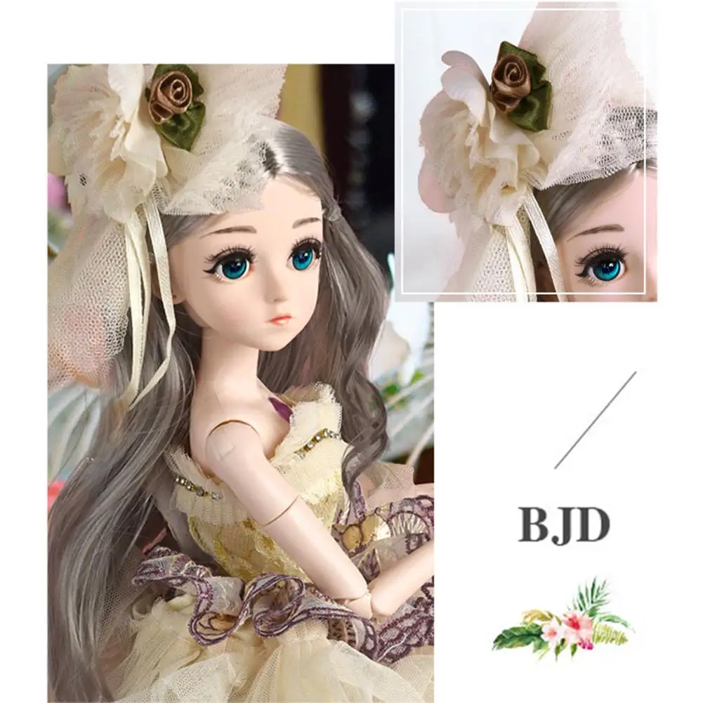 UCanaan BJD кукла, 1/4 SD куклы, 18 дюймов, 18 шаров, шарнирные куклы с одеждой, наряд, обувь, парик, Макияж волос, лучший подарок для девочек