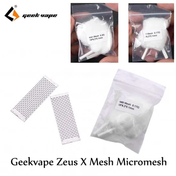 

1-3packs Geekvape Zeus X Mesh Micromesh Coil 0.2ohm KTR&0.17ohm Ni80 Coil Vaporizer fit for Geekvape Zeus X Mesh RTA/Zeus X RTA
