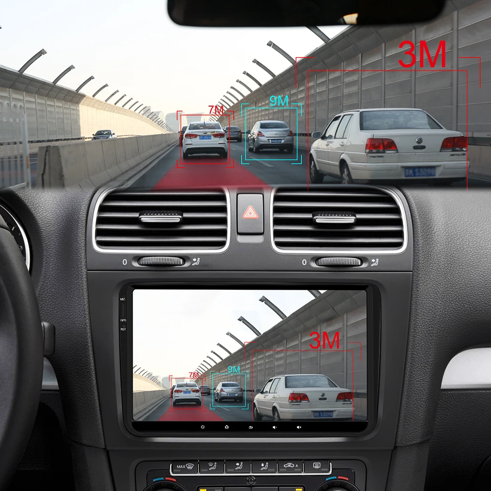 Isudar 1 Din Android 9 авто радио для VW/Volkswagen/POLO/PASSAT/Golf/Skoda/Octavia/Seat автомобильный