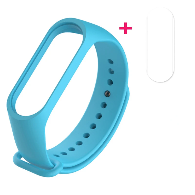 007 25 шт./лот браслет для mi Band 3 и 4 ремешок для часов Силиконовый ремешок для Xiao mi браслет четыре Xio mi Xaio mi Xia mi Xao mi - Цвет: 007