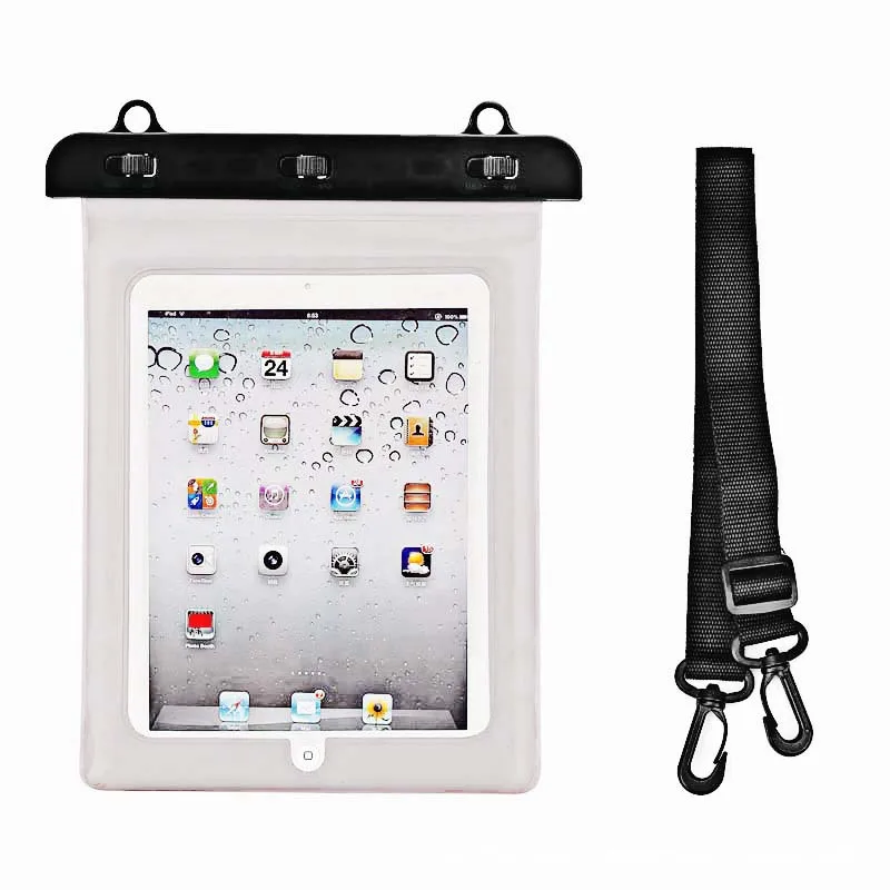 Водонепроницаемая сумка для планшетных ПК, 10,1 дюймов, iPad, водонепроницаемая сумка, пружины для плавания, умные компьютеры, Защитные комплекты