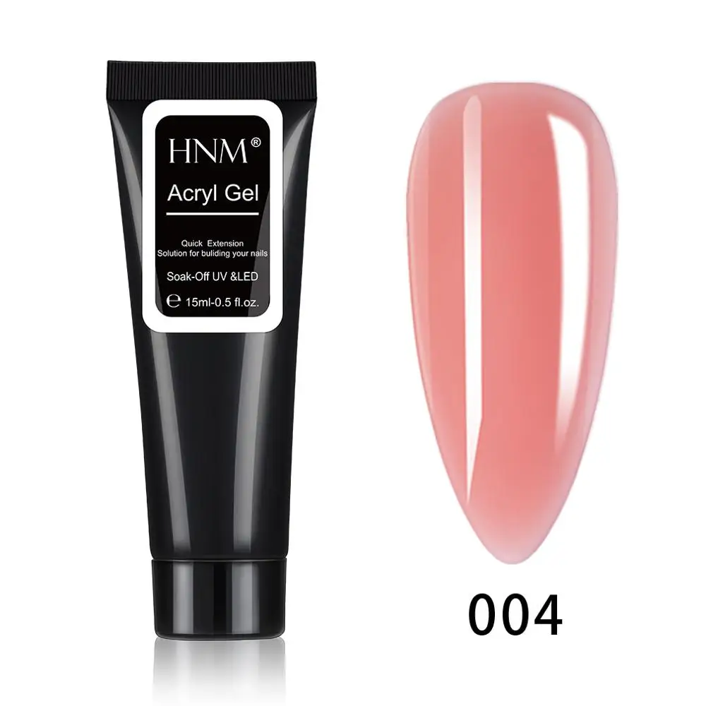 15ML Poly Gel 4 HNM Новое матовое верхнее покрытие гель лак для ногтей нужен Матовый верх полигель расширение прозрачный базовый верхний слой набор УФ светодиодный гибридные Лаки лак - Цвет: 15ML Poly Gel 4