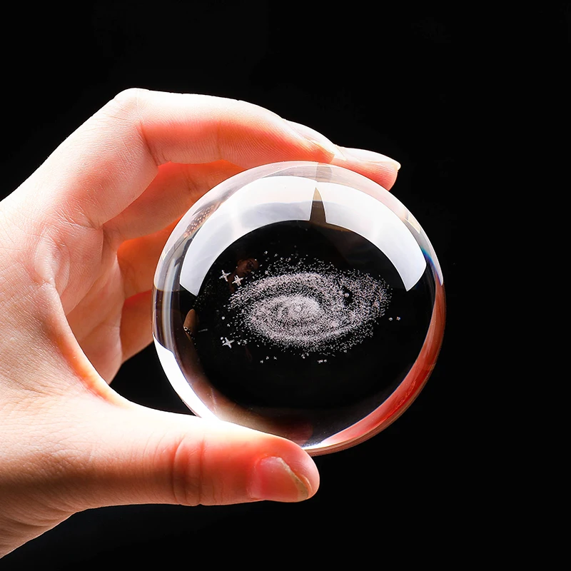 Astronomy 3D Solar System Ball Crystal Globe Planets Model Sphere Home Decoration Accessories