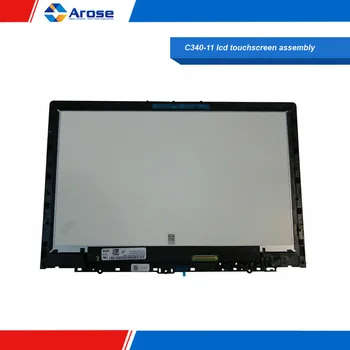 

C340-11 lcd touchscreen assembly For Lenovo Chromebook C340-11 81TA Lcd Touch Screen w/ Bezel 11.6" HD 5D10S39583