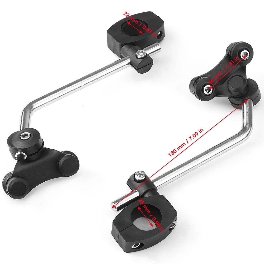 Windscreen Bracket Motorcycle 7/8" 22mm 25mm Universal Standard