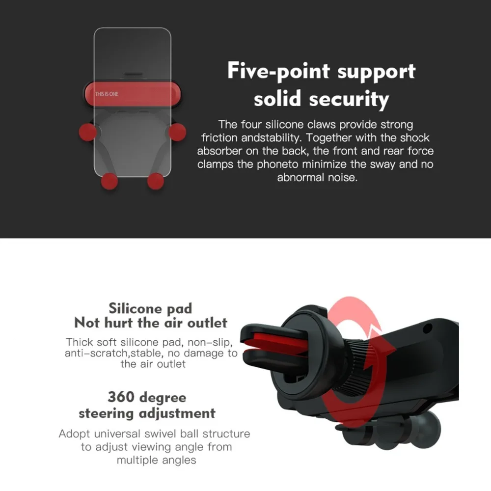 Универсальная Скоба-держатель Автомобильный держатель для телефона на ...