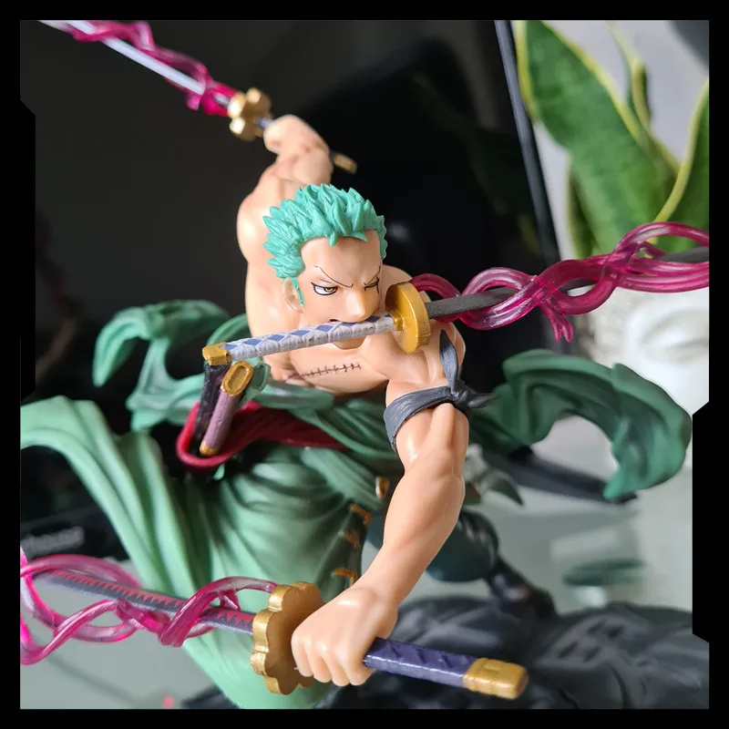 Аниме фигурки из игры katana Zelda 18 см Roronoa Zoro Vol.1 ПВХ 1/8 с тремя лезвиями макс. версия