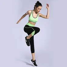 Elasticity Fitness Yoga Clothes Suit Women's-Style Quick-Drying Moisture Wicking Bra Yoga Pants Two-Piece Set