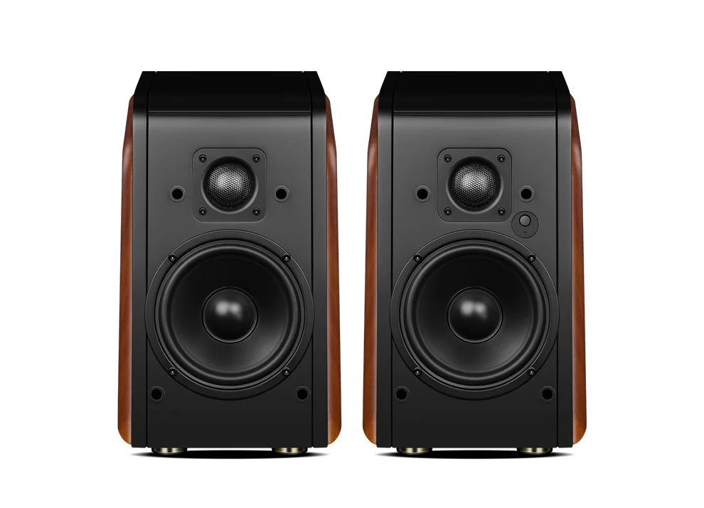 Newest version of M200 Series HiVi Swan M200MKII WiFi Bluetooth Wireless Bookshelf Speakers 1" silk dome tweeter 5.25" woofer