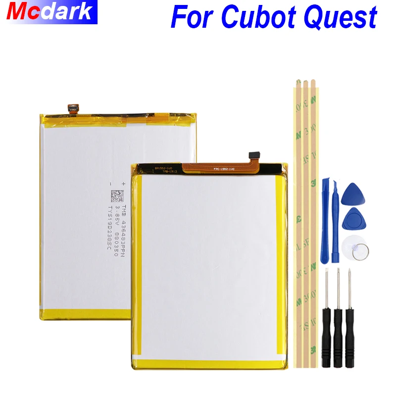 

4000mAh For Cubot Quest New Replacement Accessory Accumulators Battery AKKU ACCU PIL Mobile Phone with tools