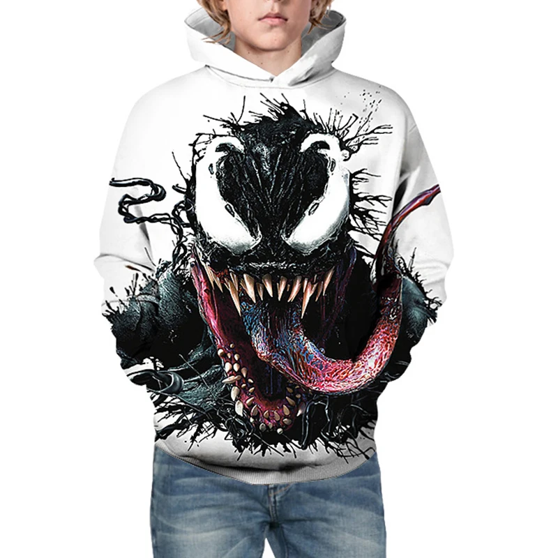 

Autumn Winter Children's Clothes Hoodies Fashion 3D Printed Sweatshirt Casual Hoodies Loose Pocket Hooded Pullover Jumper Tops