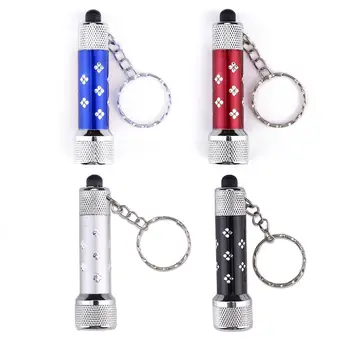 

Outdoor Mini 5 Light LED Keychain Lamps Flashlight Bright Tools Decor Multicolor