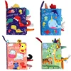 Montessori Baby Book Life Skills Learning Baby Cloth Book Soft Baby Quiet Book Educational Baby Toys 1 2 3 Years 4